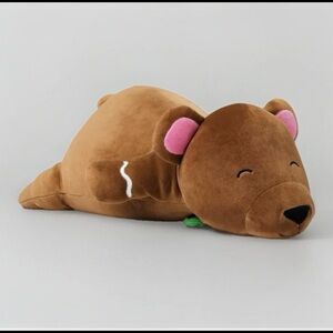 Holiday Gingerbread Bear Weighted Plush